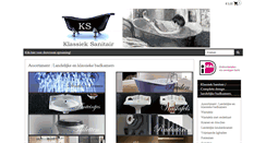 Desktop Screenshot of klassieksanitair.com